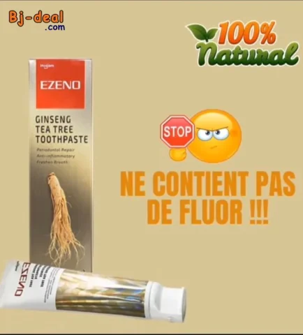 Image principale — DENTIFRICE EZENO AUX GINSENG ET A L ABRE A THÉ