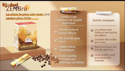 Image principale — CAFE ZENBRU AU GINSENG ET AUX GINGEMBRES