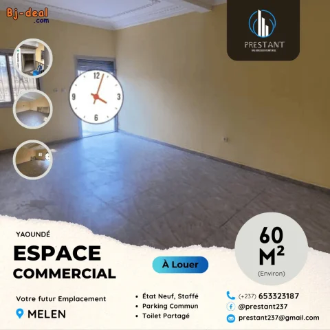 Main image — Magnifique Espace Commercial Staffé à louer à Melen