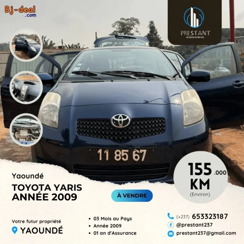 Main image — Jolie Yaris Vitz Année 2009 Occasion d Allemagne à vendre à Yaoundé