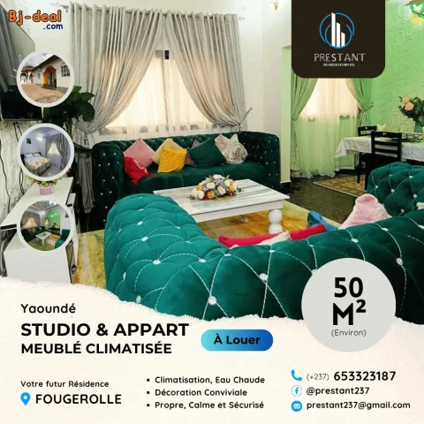 Image principale — Magnifique Studio et Appartement Meublé Très Haut Standing à Fourgerole