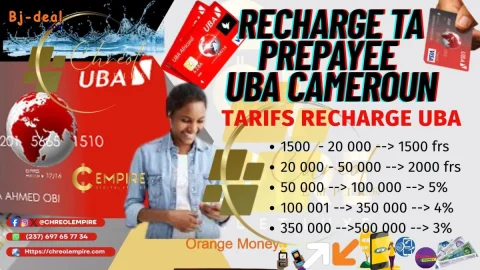 Image principale — ACHÈTE RECHARGE UBA CAMEROUN chez CHREOL EMPIRE promo AVRIL