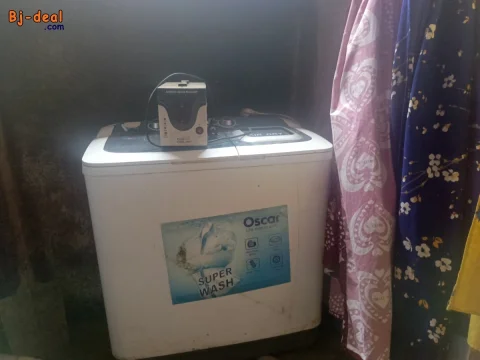 Image principale — MACHINE À LAVER 8KG + RÉGULATEUR OFFERT