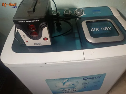 Image principale — Lave-linge 8kg + Régulateur Offert + LIVRAISON GRATUITE