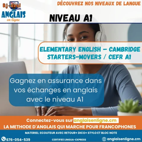 Image principale — Niveau A1 Elementary English Cambridge Starters-Movers CEFR A1