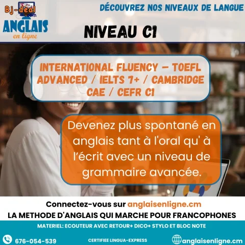 Image principale — Niveau C1 International Fluency TOEFL Advanced