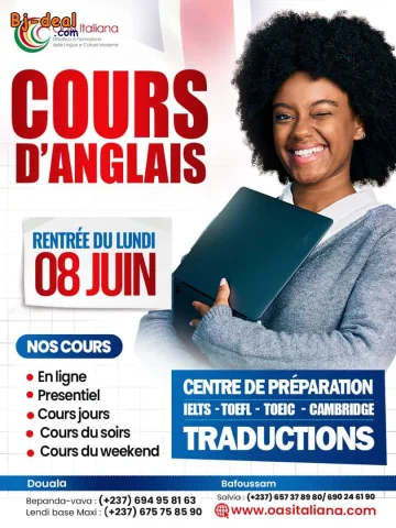 Image principale — Préparation TCF TEF IELTS TOEFL TOIEC CAMBRIDGE