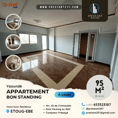 Image principale — Vaste Appartement Bon Standing 2Cham pour Bureau ou Habitation à Etoug-Ebe
